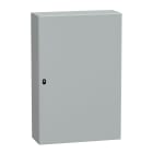 SCHNEIDER ELECTRIC - Cassetta in acciaio montata a parete, PanelSeT S3D, porta piena, senza piastra di montaggio, 1200x800x300 mm, IP66, IK10
