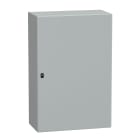 SCHNEIDER ELECTRIC - Cassetta in acciaio montata a parete, PanelSeT S3D, porta piena, con piastra di montaggio, 1200x800x400mm, IP66, IK10