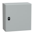 SCHNEIDER ELECTRIC - Cassetta in acciaio montata a parete, PanelSeT S3D, porta piena e piastra di montaggio 400x400x200 mm, IP66, IK10