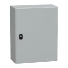 SCHNEIDER ELECTRIC - Cassetta in acciaio montata a parete, PanelSeT S3D, porta piena, senza piastra di montaggio, 500x400x200mm, IP66, IK10