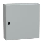 SCHNEIDER ELECTRIC - Cassetta in acciaio montata a parete, PanelSeT S3D, porta piena, con piastra di montaggio, 600x600x200mm, IP66, IK10