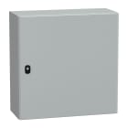 SCHNEIDER ELECTRIC - Cassetta in acciaio montata a parete, PanelSeT S3D, porta piena, senza piastra di montaggio, 600x600x250mm, IP66, IK10
