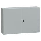 SCHNEIDER ELECTRIC - Cassetta in acciaio montata a parete, PanelSeT S3D, porta piena senza piastra 800x1200x300 IP55 IK10