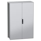 SCHNEIDER ELECTRIC - Armadio modulare a pavimento, PanelSeT SFN, acciaio decarbonizzato, piastra, 1800x1200x500 mm, 2 porte, IP55