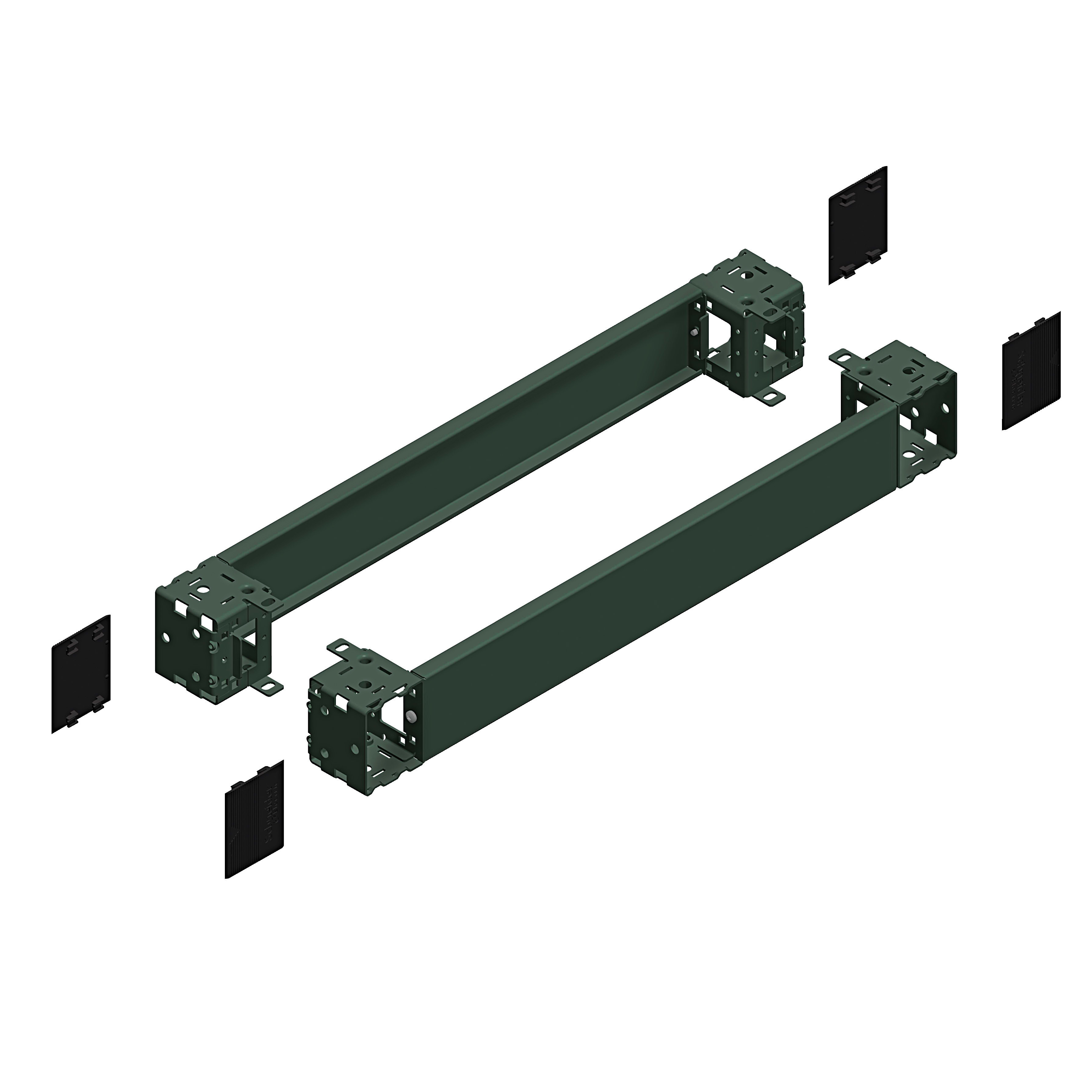 SCHNEIDER ELECTRIC - Pannelli fronte e retro e angolari dello zoccolo 600x100