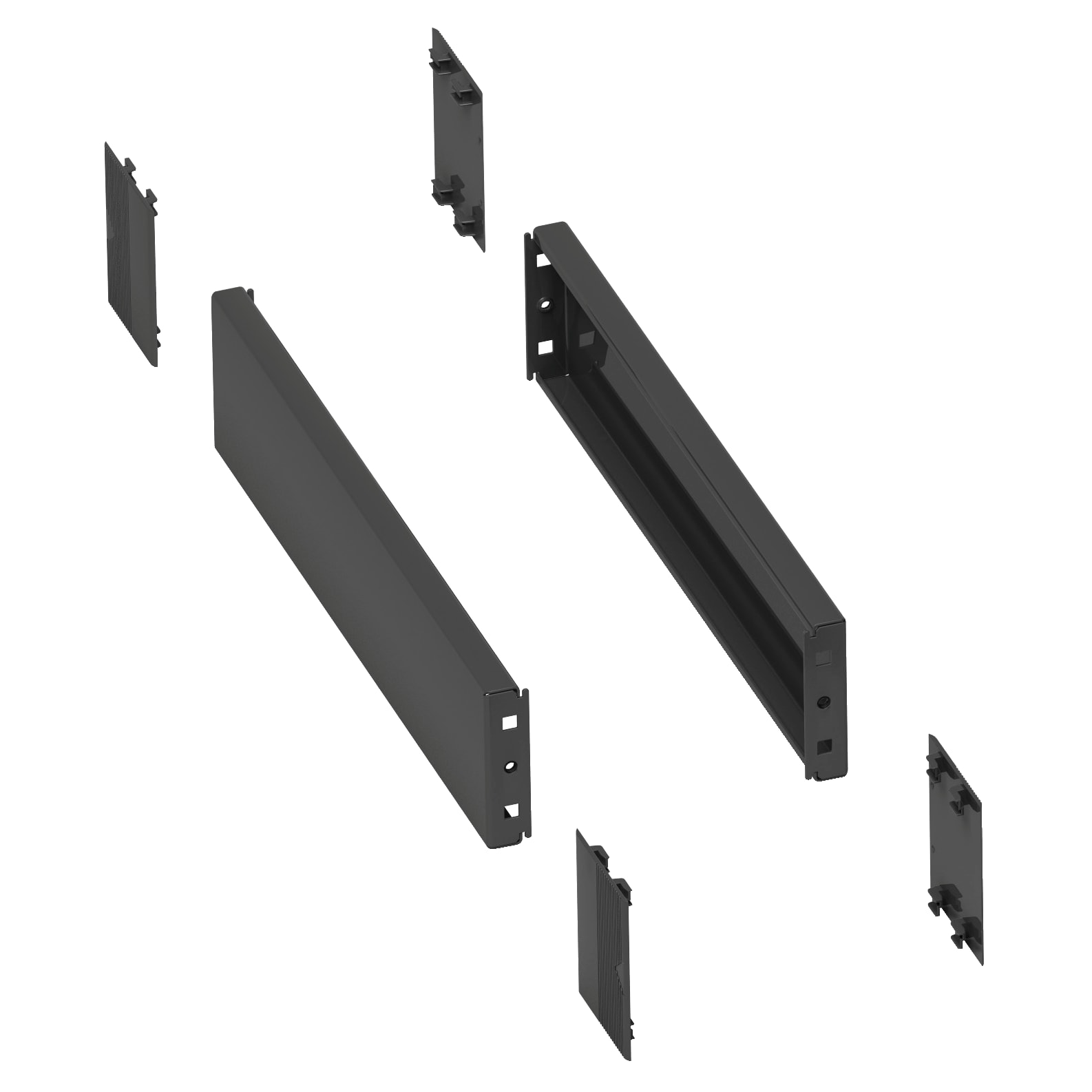 SCHNEIDER ELECTRIC - 2 pannelli laterali zoccolo 400x100 per casse e pulpiti
