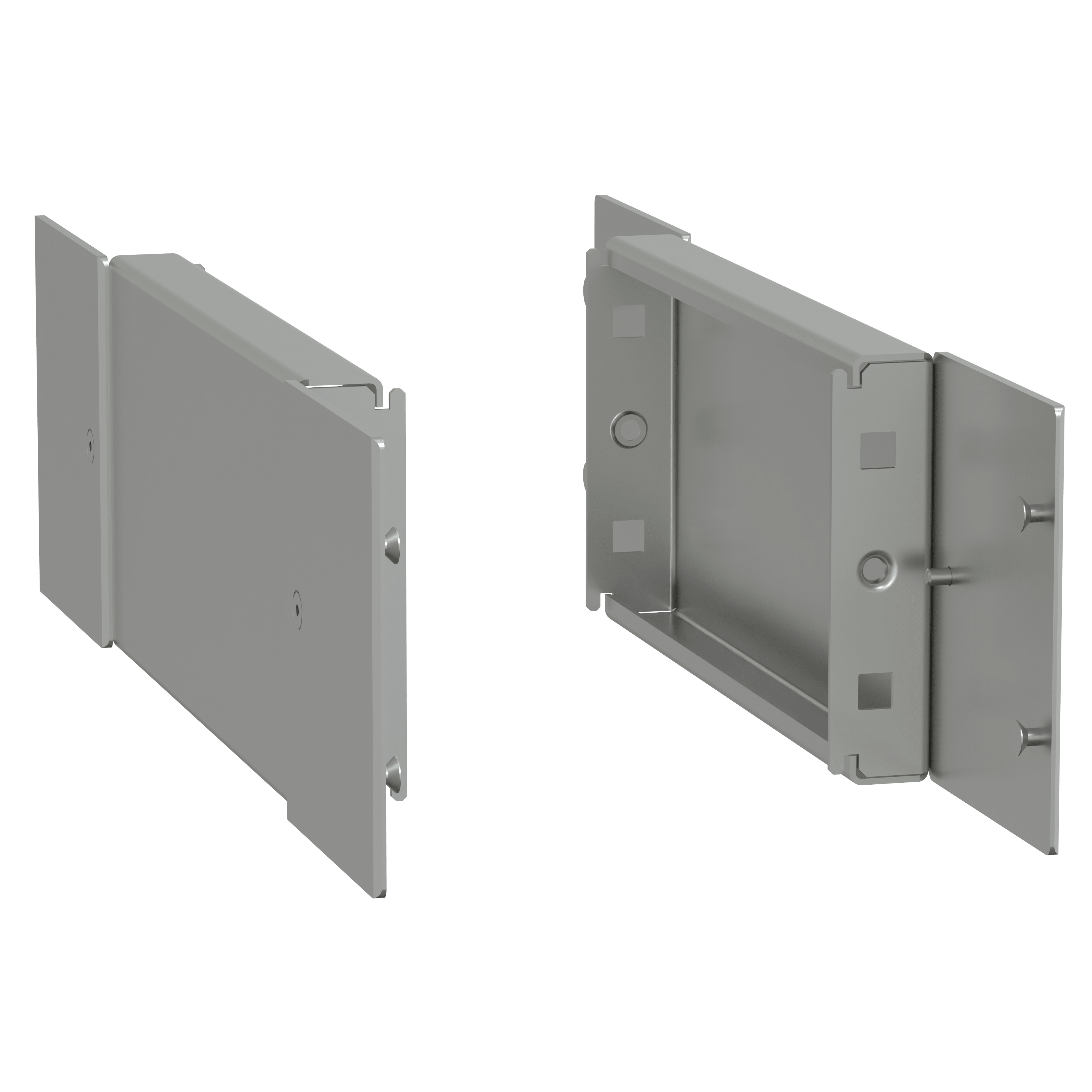SCHNEIDER ELECTRIC - Pannello laterale zoccolo inox P400xH100 304L