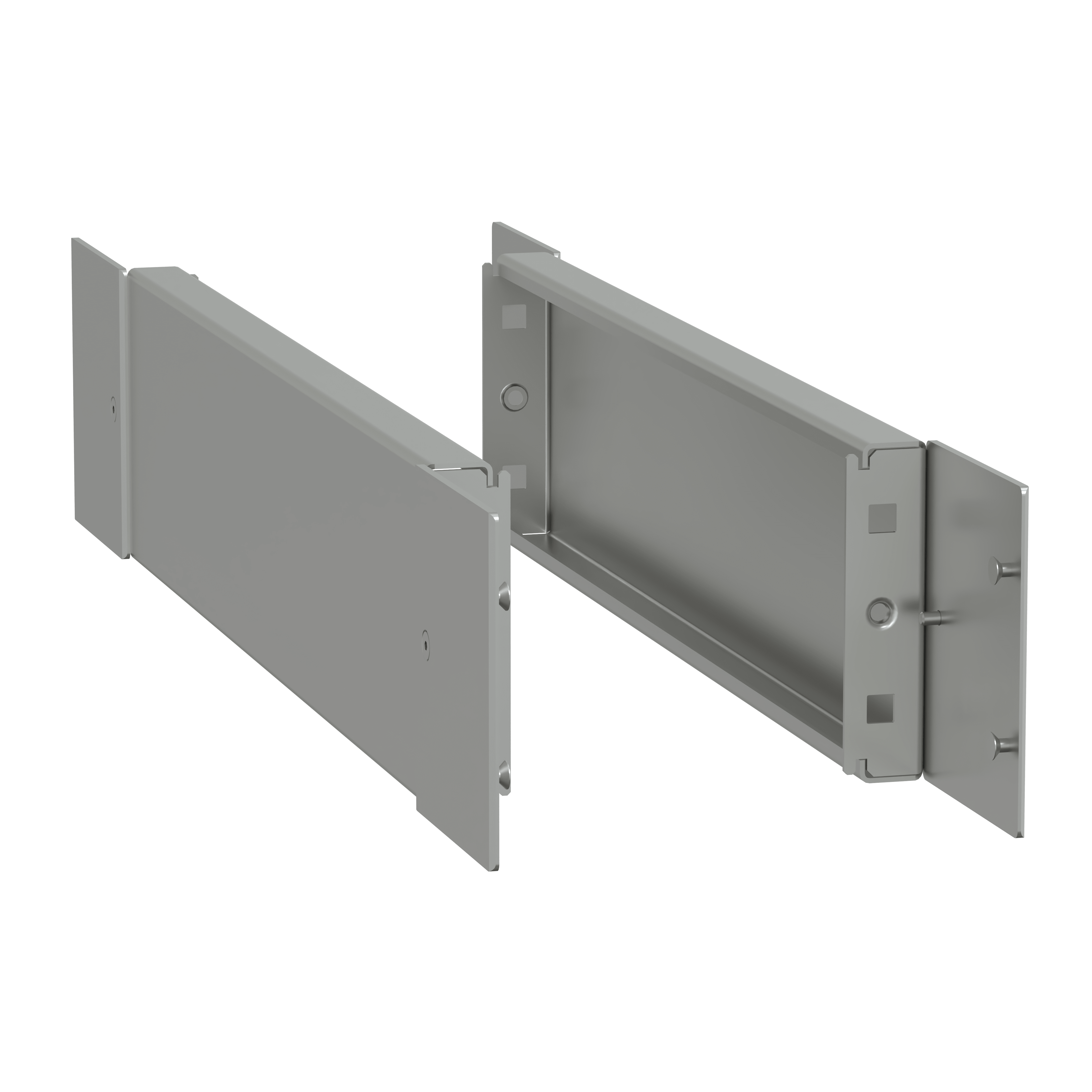 SCHNEIDER ELECTRIC - Pannello laterale zoccolo inox P600xH100 304L