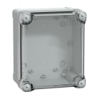 SCHNEIDER ELECTRIC - Contenitore in policarbonato PanelSeT TBP, UL, IP66, IK08, RAL 7035, A192xL164xP105con coperchio trasparente H40