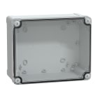 SCHNEIDER ELECTRIC - Contenitore in policarbonato PanelSeT TBP, UL, IP66, IK08, RAL 7035, A241xL192xP105 con coperchio trasparente H40