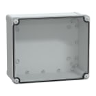 SCHNEIDER ELECTRIC - Contenitore in policarbonato PanelSeT TBP, UL, IP66, IK08, RAL 7035, A291xL241xP128 con coperchio trasparente H60