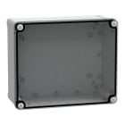 SCHNEIDER ELECTRIC - Contenitore in policarbonato PanelSeT TBP, UL, IP66, IK08, RAL 7035, A291xL241xP128 con coperchio trasparente H20