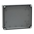 SCHNEIDER ELECTRIC - Contenitore in policarbonato PanelSeT TBP, UL, IP66, IK08, RAL 7035, A291xL241xP87 con coperchio trasparente H20