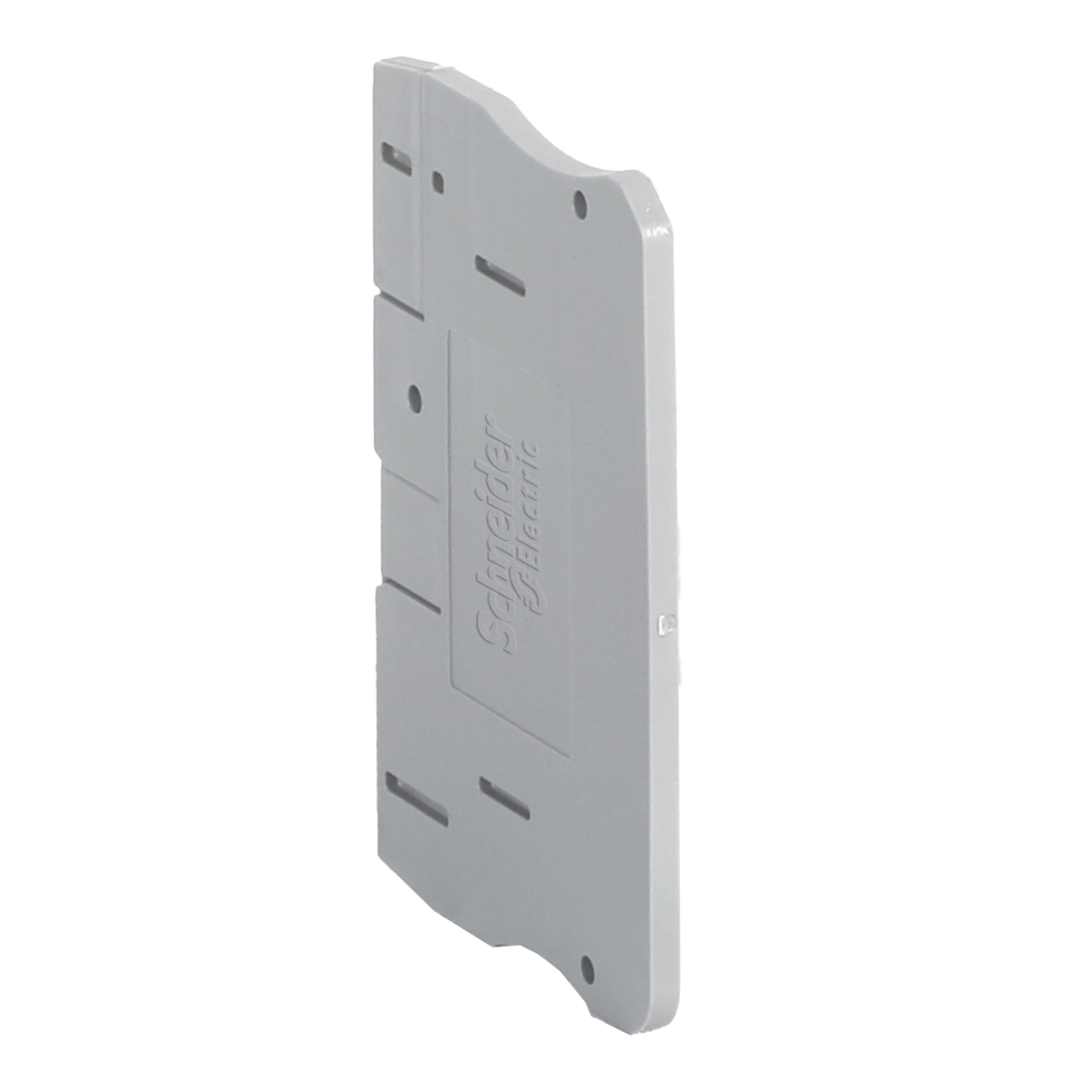 SCHNEIDER ELECTRIC - Piastra di copertura, Linergy TR, sezione cavo 6 mm², 2 punti, per morsetto push-in NSYTRP62, grigio