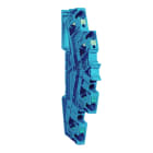 SCHNEIDER ELECTRIC - Morsettiera, Linergy TR, tipo push-in, passante a doppio livello, 4 punti, 4 mm², blu.