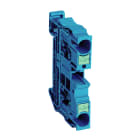 SCHNEIDER ELECTRIC - Morsettiera, Linergy TR, tipo push-in, passante, 2 punti, 6 mm², blu.