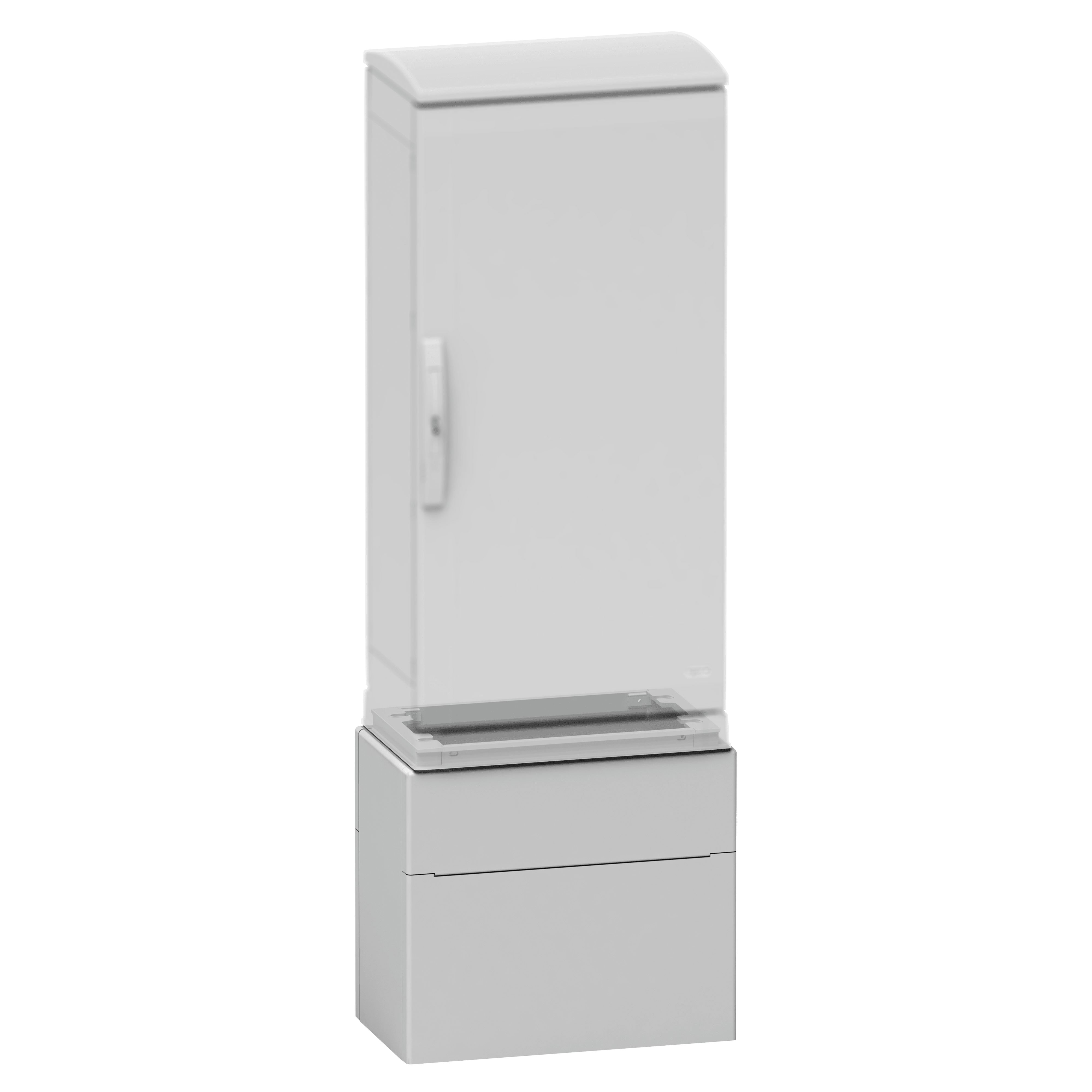 SCHNEIDER ELECTRIC - Zoccolo in poliestere per PLAZ(T) H500xL1285xP310 RAL 7035