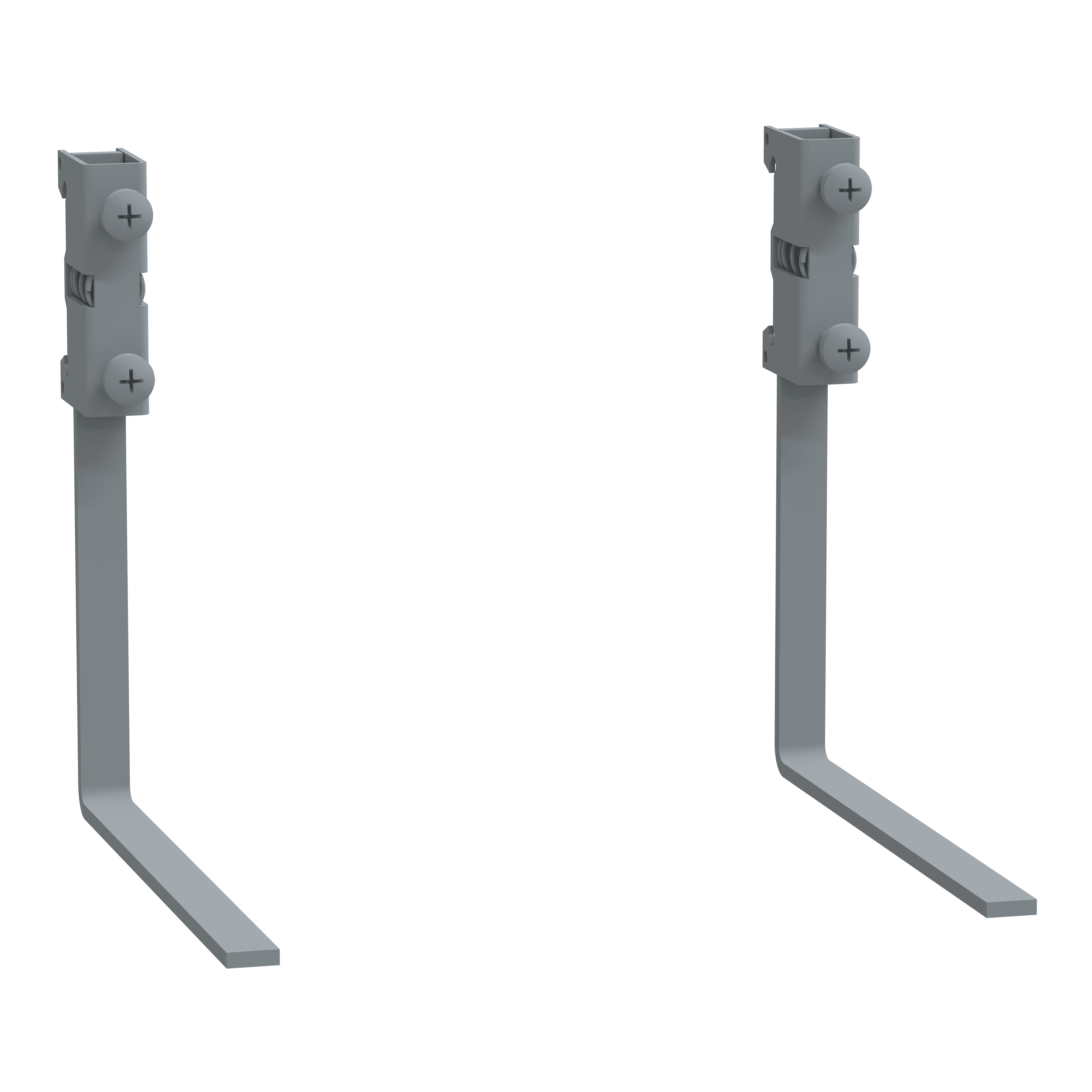 SCHNEIDER ELECTRIC - Accessorio, 2 bracci laterali + 2 fermi terminali per guida DIN, richiede un tirante metallico NTSXSP1xxx + morsetti NTSXSP30xx0, Modicon Edge I/O NTS