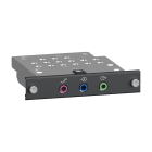 SCHNEIDER ELECTRIC - Modulo opzionale PS6000, 1x mic-in, 1x line-in, 1x line-out