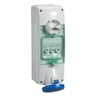 SCHNEIDER ELECTRIC - Presa interbloccata da parete, Mureva, PKB, fusibile, IP65, 63A, 220V, 2P+T
