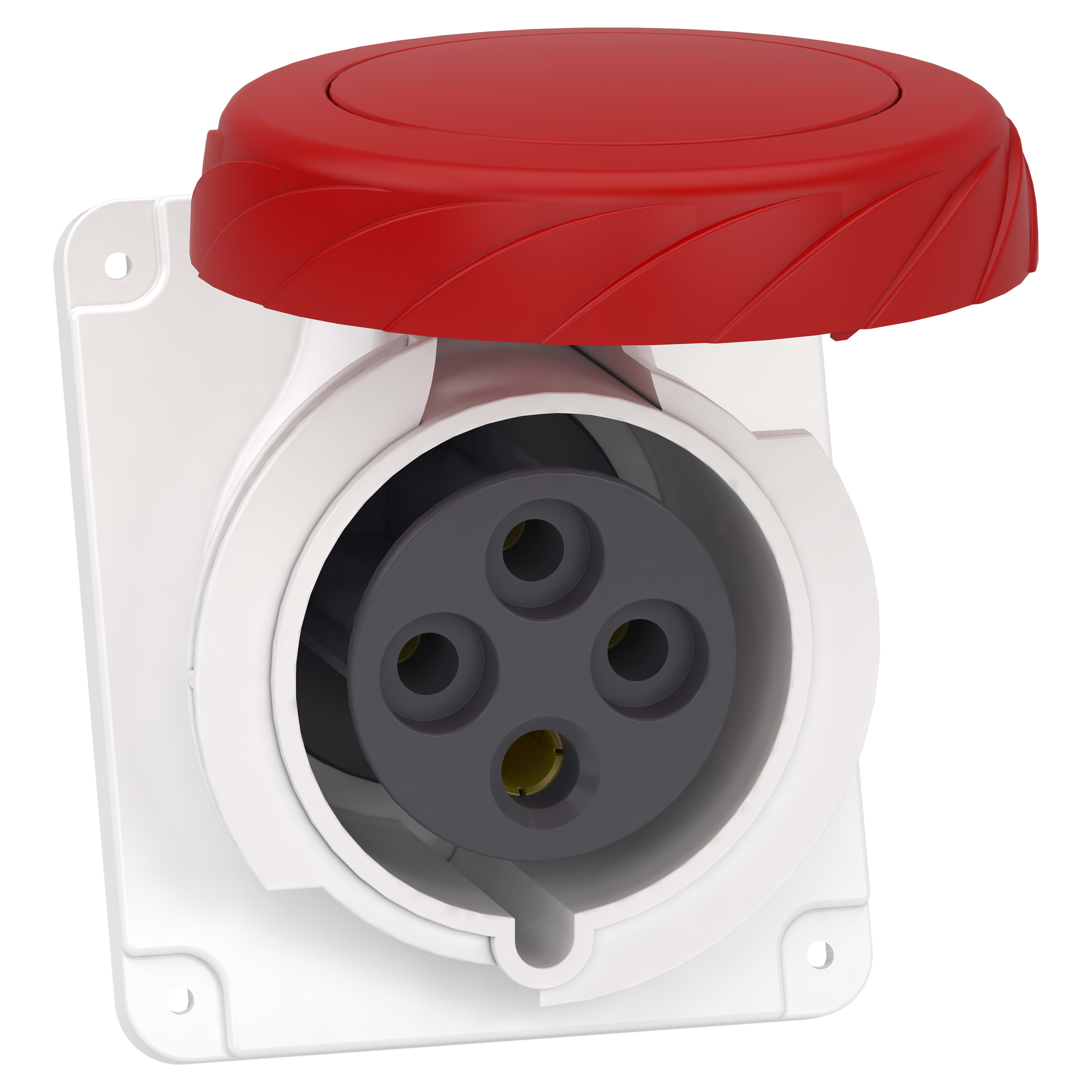 SCHNEIDER ELECTRIC - Presa fissa BT da incasso inclinata IP67 32A 380V 3PT cablaggio rapido