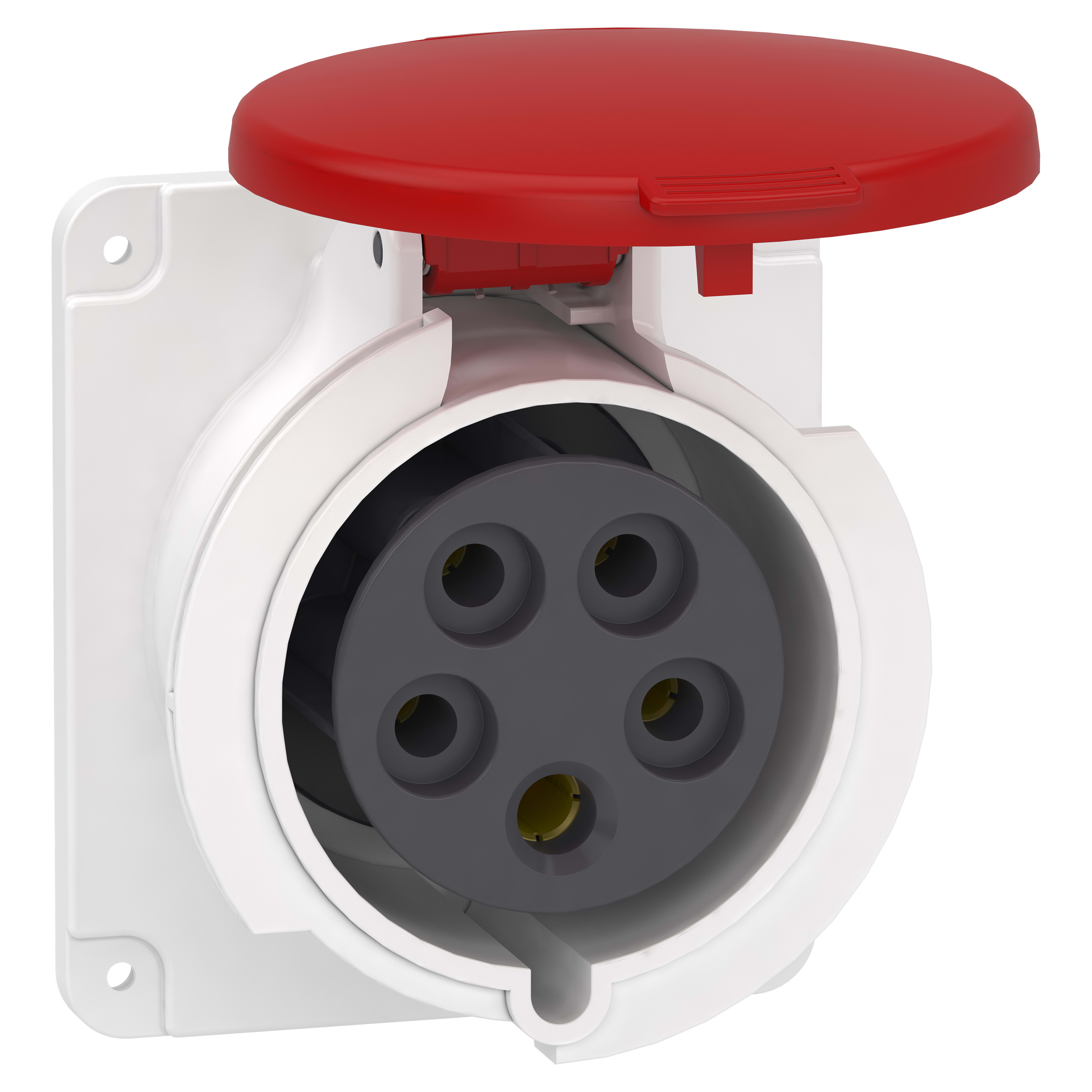 SCHNEIDER ELECTRIC - Presa fissa BT da incasso diritta IP44 32A 380V 3PNT cablaggio rapido