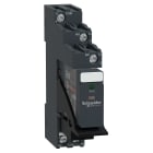 SCHNEIDER ELECTRIC - Relè RXG con LED , pre-montato con base-1NC/NO 10A 24VDC + diodo