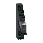 SCHNEIDER ELECTRIC - interfaccia relè a innesto preassemblato con presa, relè elettromeccanici Harmony,10A, 1NC/NO, LED, senza pulsante di prova bloccabile, push-in,24V DC