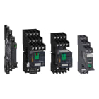 SCHNEIDER ELECTRIC - Relè RXM-pulsante test+LED pre-montato-base contatti separati-2NC/NO 12A 24Vca