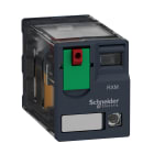 SCHNEIDER ELECTRIC - Relè miniatura - Harmony RXM - 3 NC/NO - 24 VAC - 10 A - con led