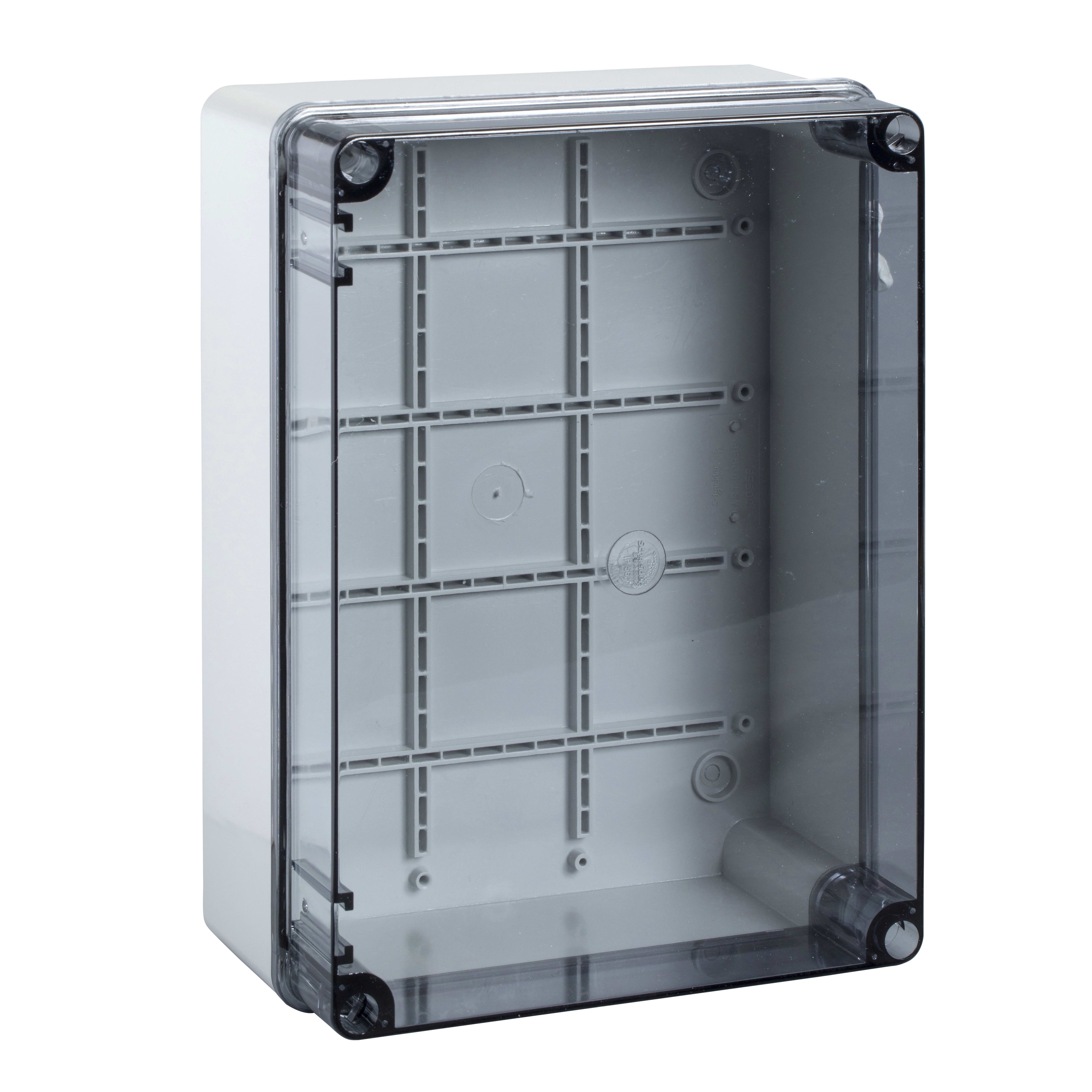 SCHNEIDER ELECTRIC - Scatola derivazione Pilote IP55 300x220x120lati lisci coperchio trasp