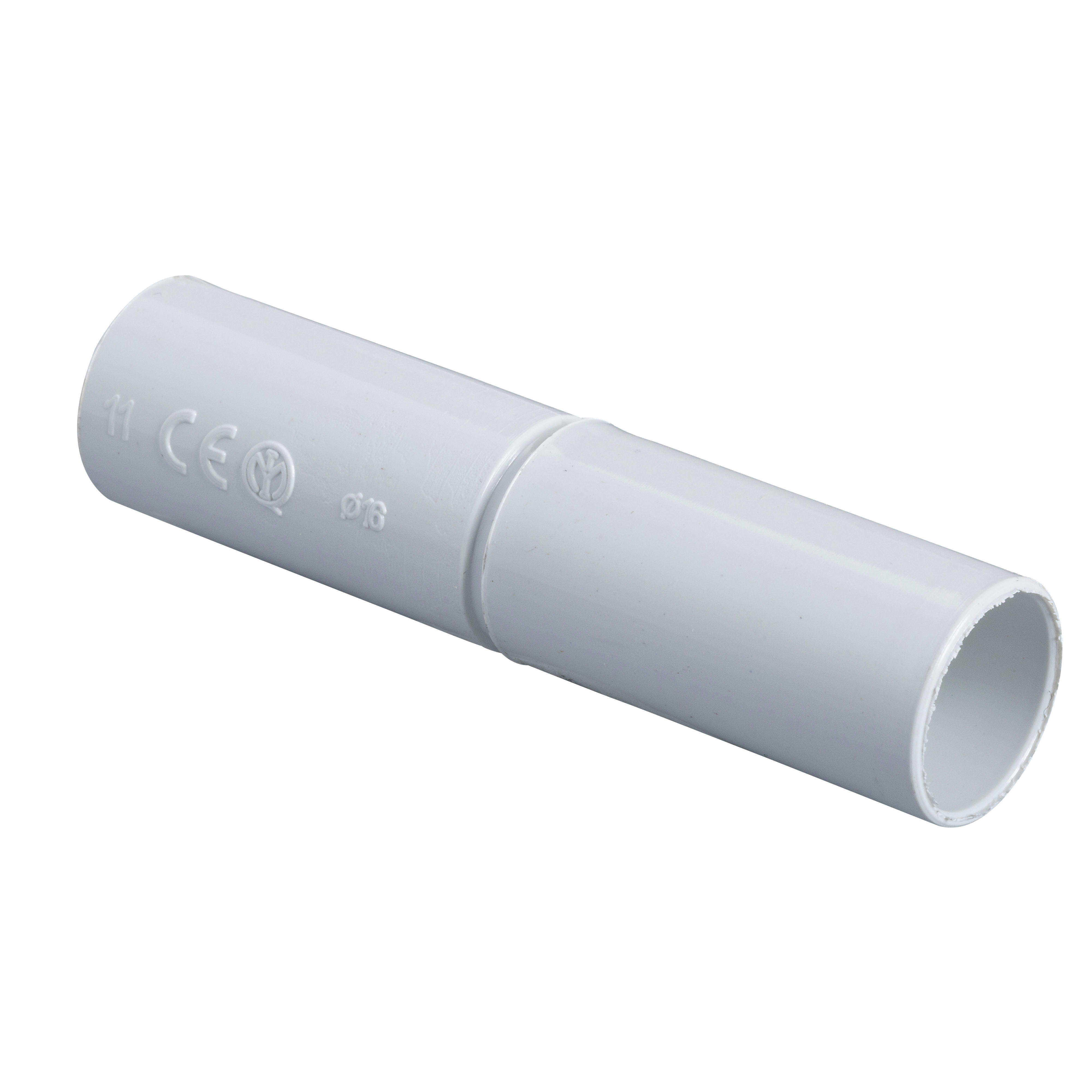 SCHNEIDER ELECTRIC - Manicotto NM16 giunzoione tubo-tubo IP40 per tubi Ø esterno 16mm - [prezzo per 100 pz]