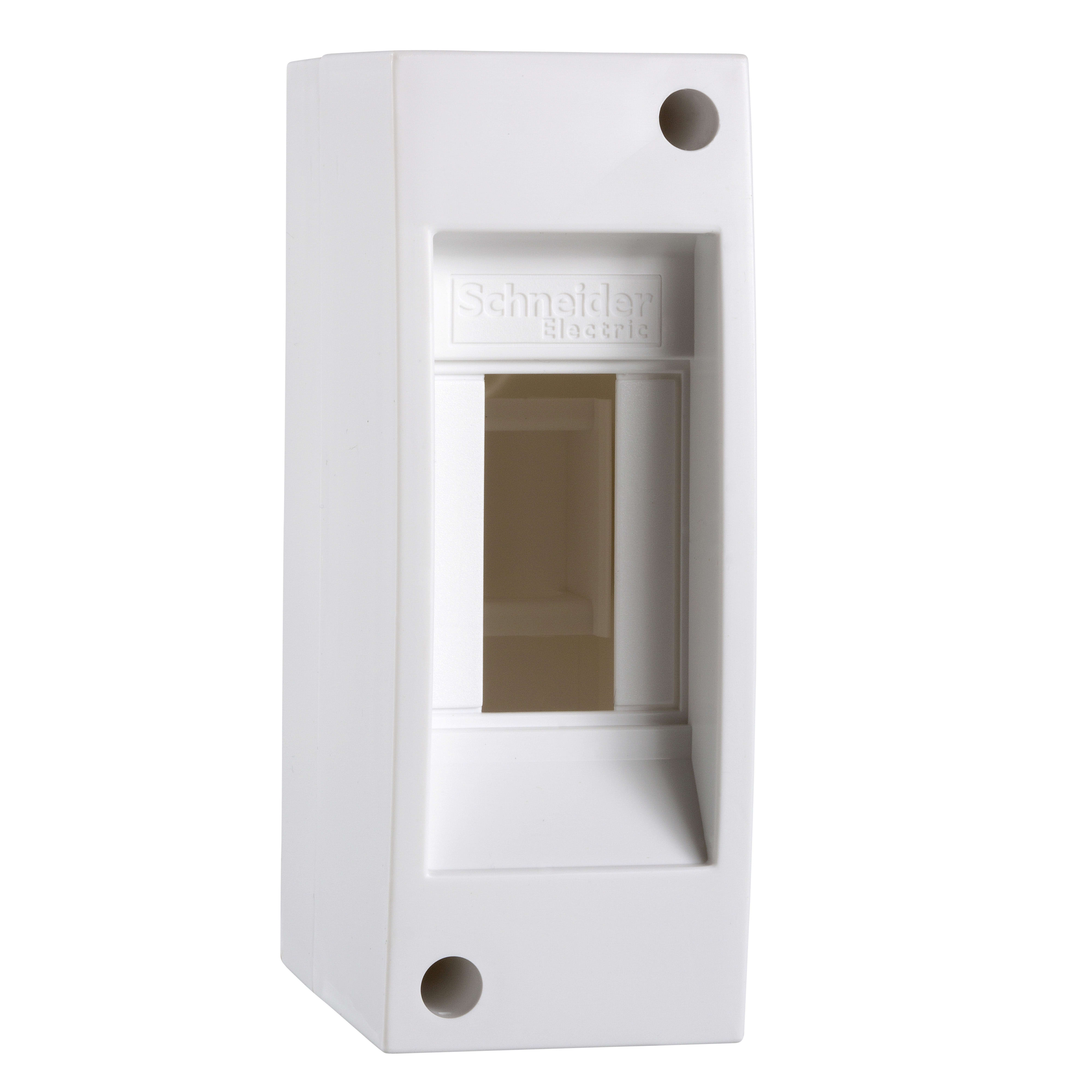 SCHNEIDER ELECTRIC - Centralino parete bianco senza porta Mini Coreos Light IP40 1 fila 2mod
