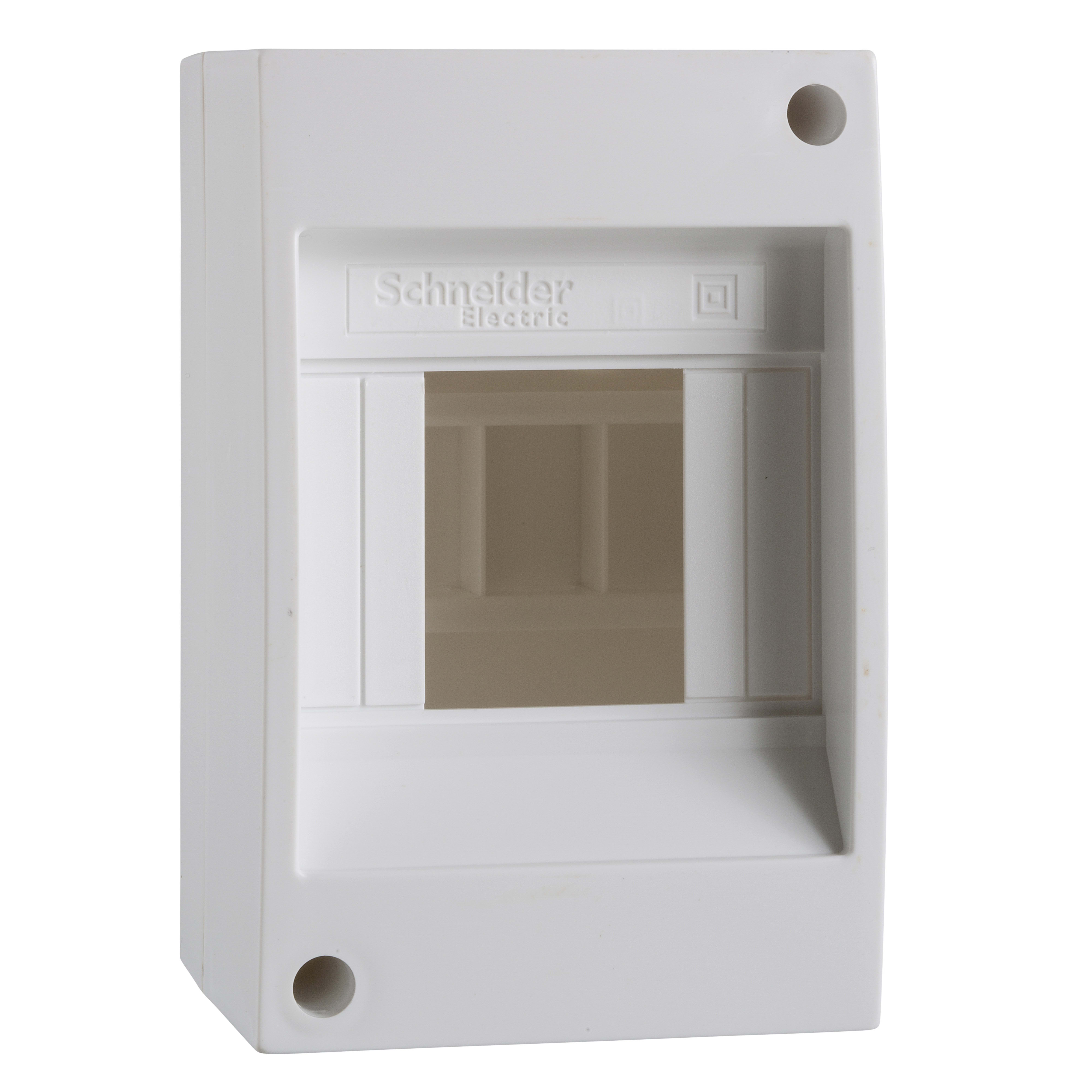 SCHNEIDER ELECTRIC - Centralino parete bianco senza porta Mini Coreos Light IP40 1 fila 4mod