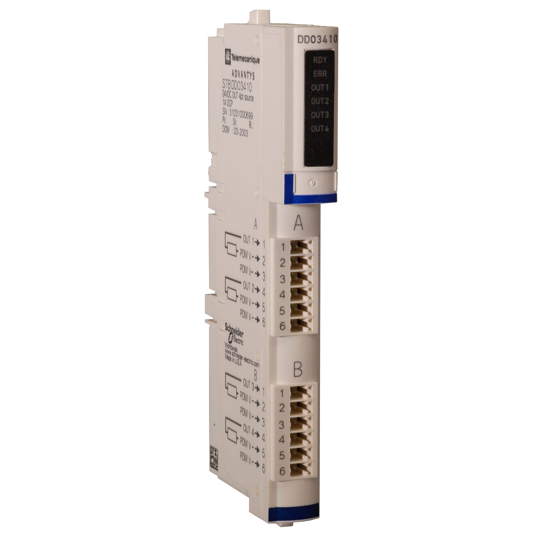 SCHNEIDER ELECTRIC - Kit uscita digitale standard - Advantys STB - 24 V CC - 4 O