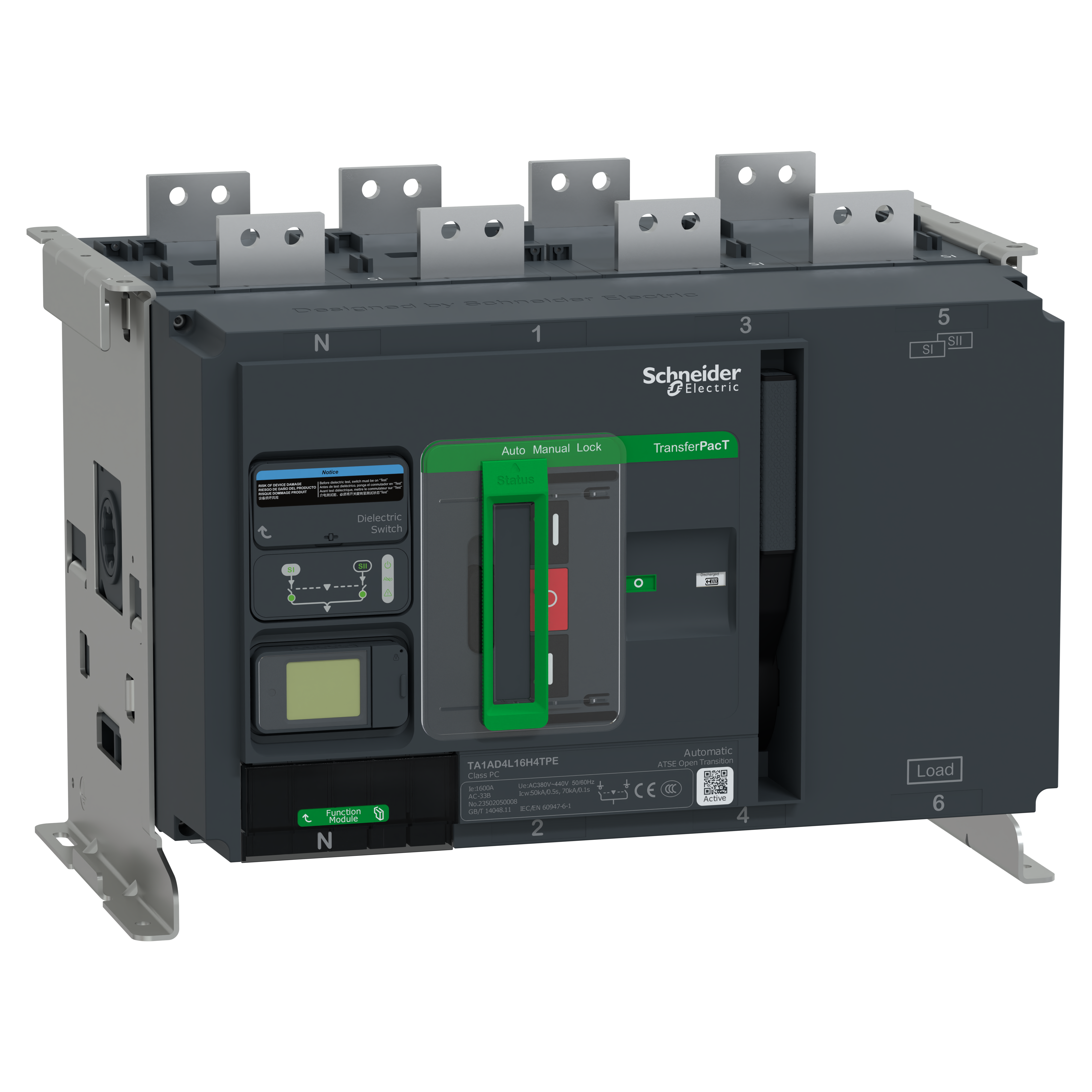 SCHNEIDER ELECTRIC - TransferPacT Active Automatic 1250A 400V 4P