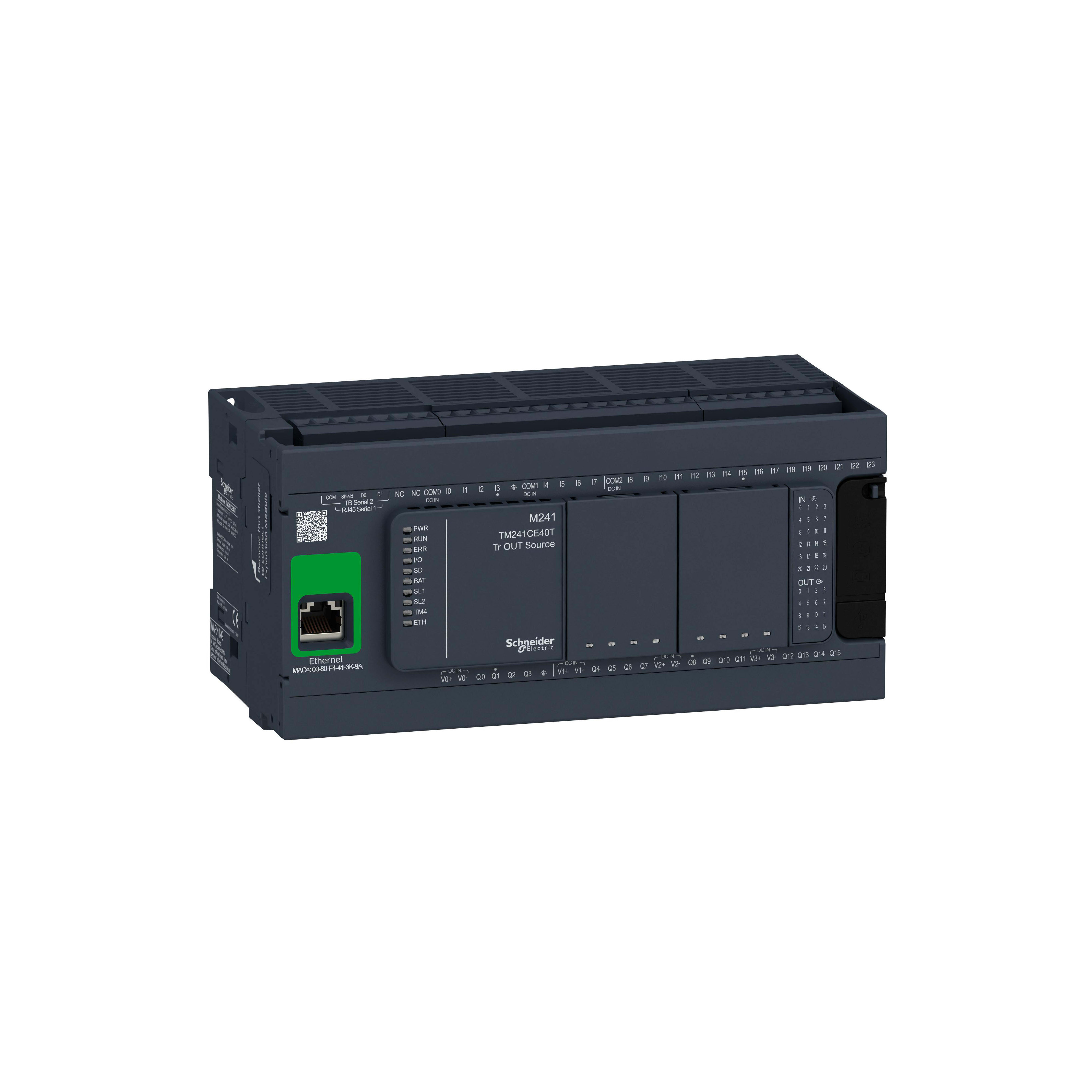 SCHNEIDER ELECTRIC - Controllore M241 40 I/O transistor PNP, Ethernet