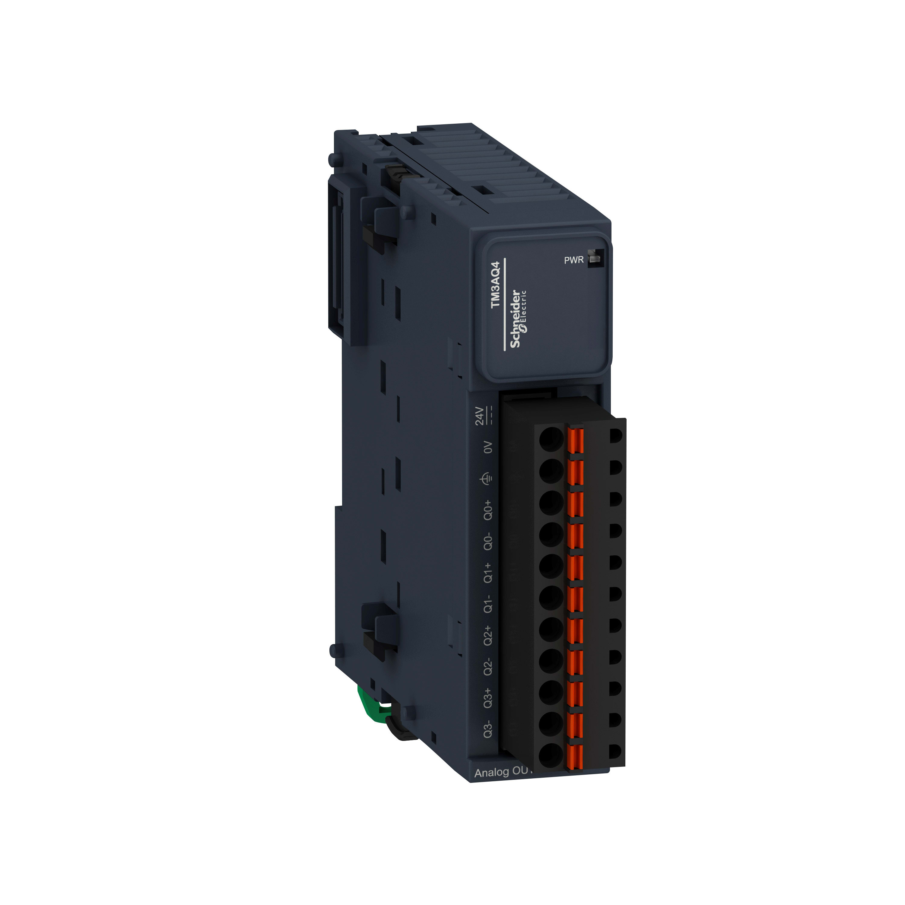 SCHNEIDER ELECTRIC - Modulo TM3 - 4 output analogiche, molla