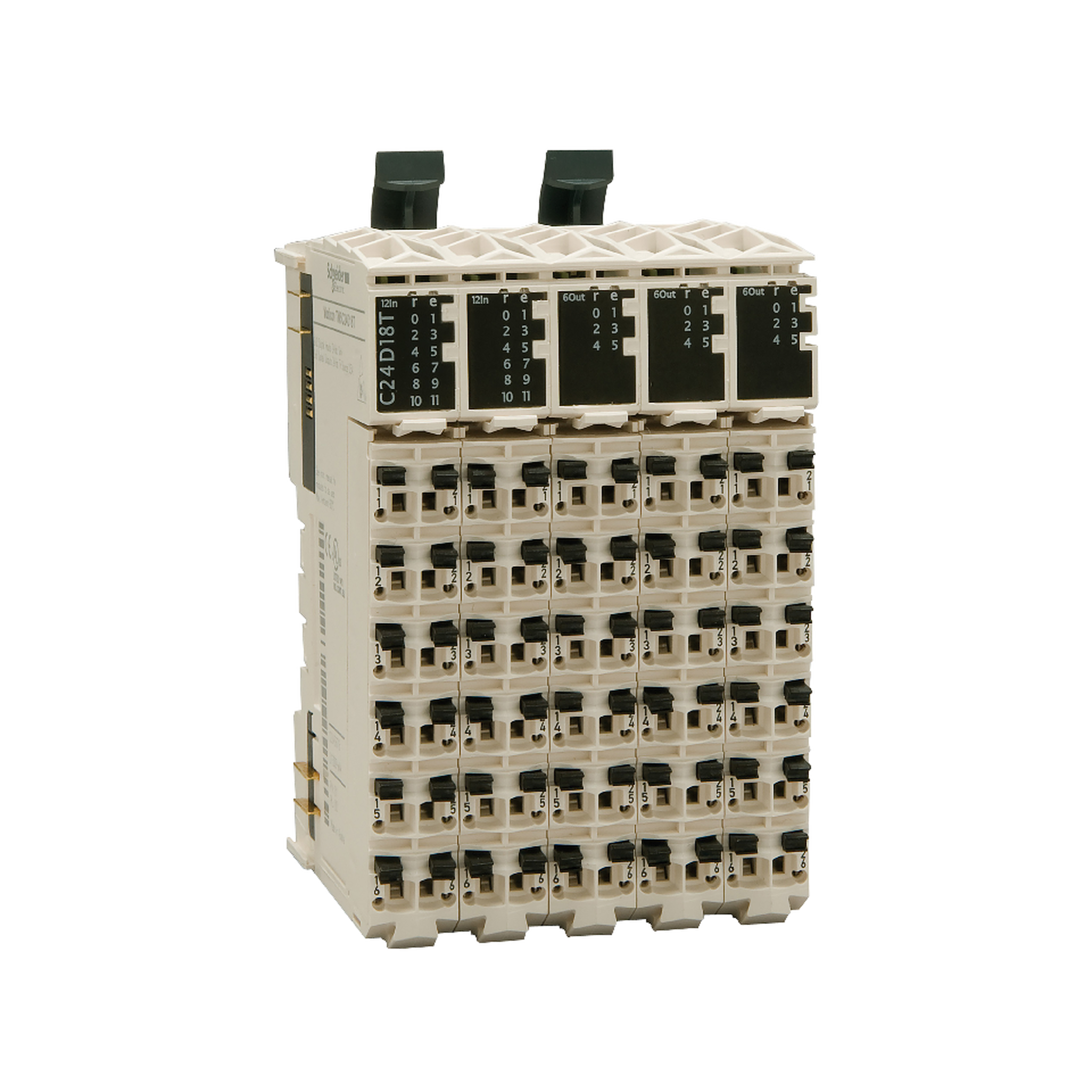 SCHNEIDER ELECTRIC - Blocco espansione, Modicon TM5, IP20: 42 I/O-24 ingressi digit.-18 uscite dig. transistor