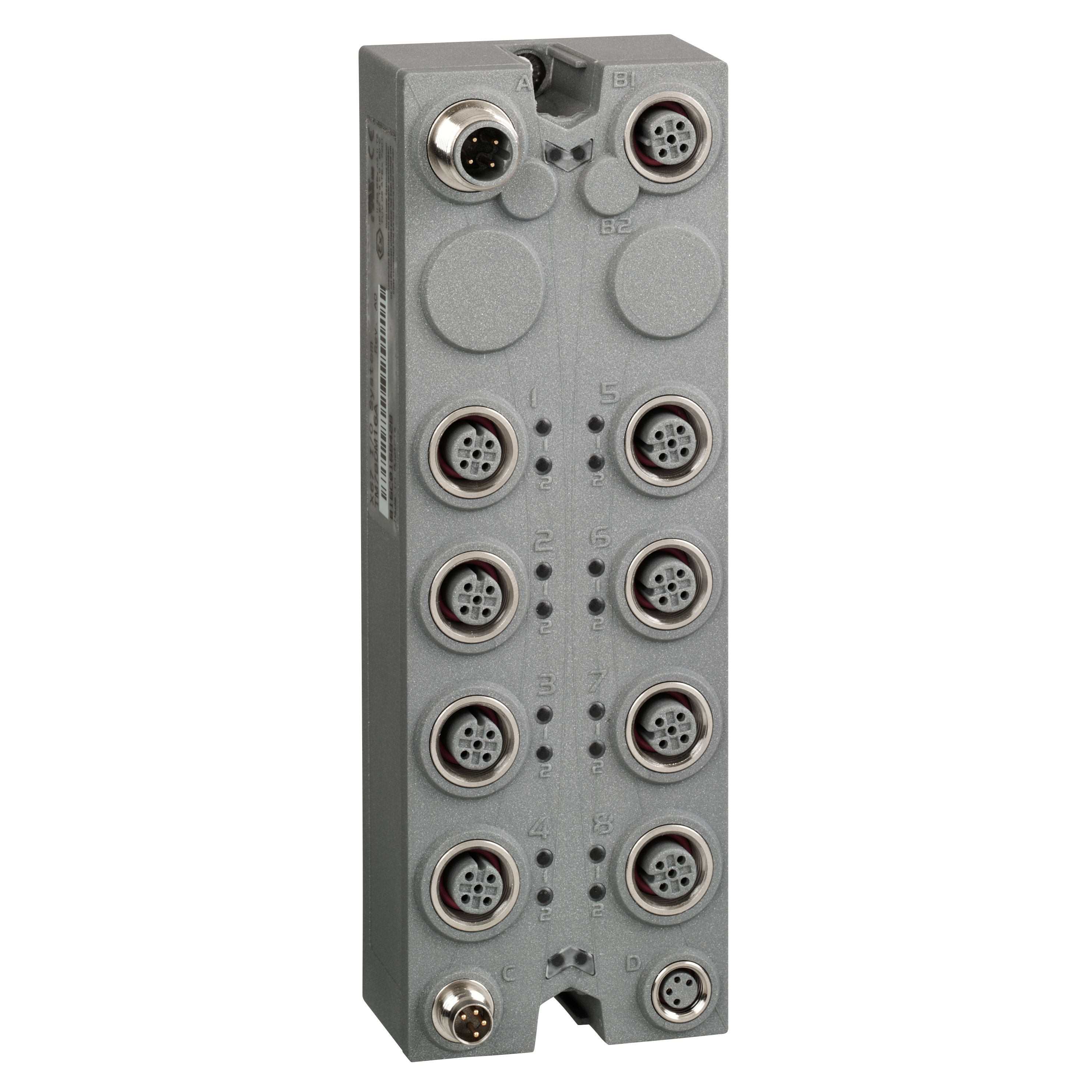 SCHNEIDER ELECTRIC - Blocco esp - IP67 - 16 input digitali - 24 Vcc - connettore M12