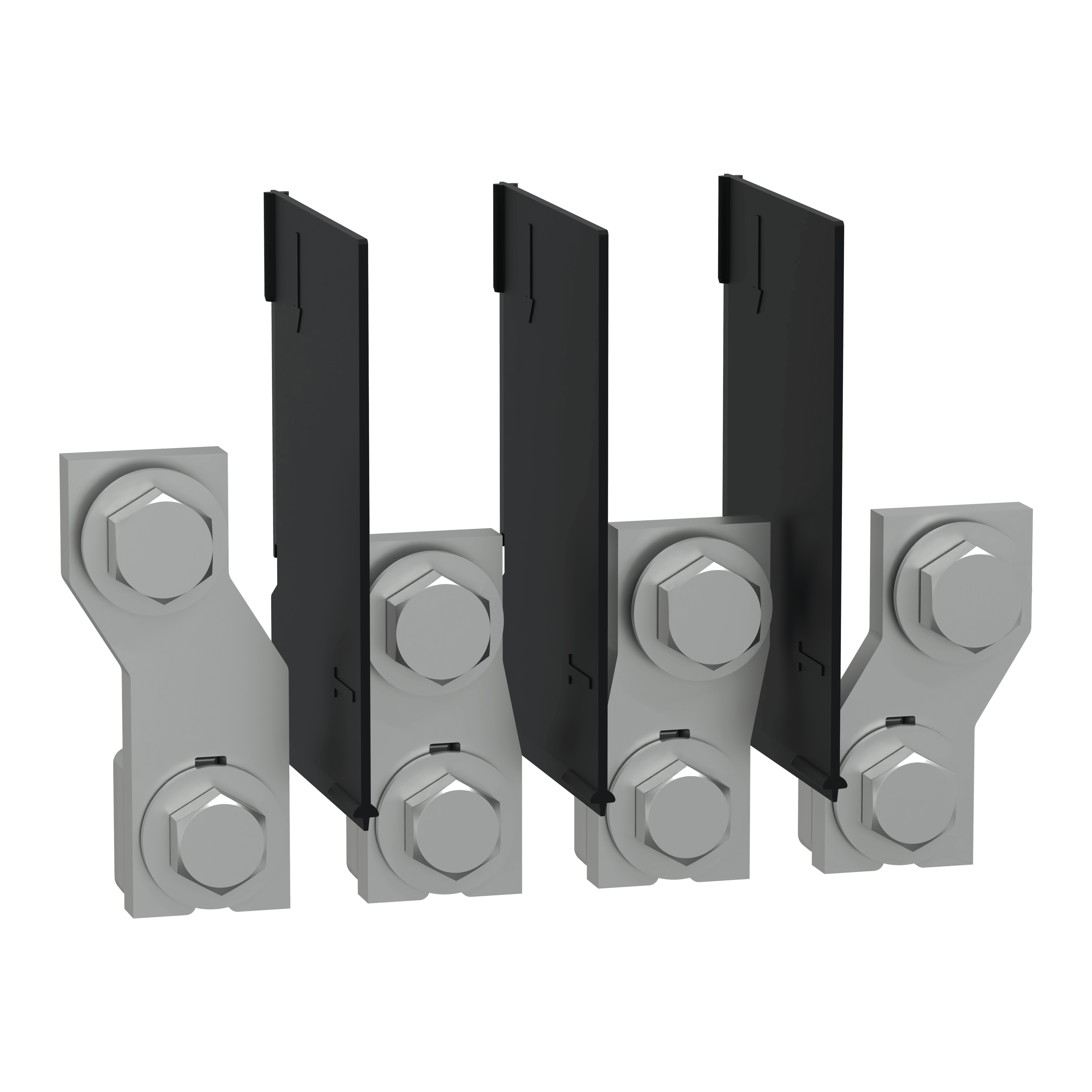 SCHNEIDER ELECTRIC - distanziatori con separatori di fase, TransferPacT, accessori per telaio 630A, 4P, solo ingressi, set di 4