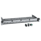 SCHNEIDER ELECTRIC - Patch Panel 19 pollici rack, Actassi Patch Panel equipaggiato, Cat.5e UTP