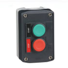 SCHNEIDER ELECTRIC - Pulsantiera, Harmony, plastica, grigio scuro, 2 pulsanti a filo ghiera, verde NO, rosso NC, 22 mm, ad impulso, marcatura sul portaetichetta, UL CSA