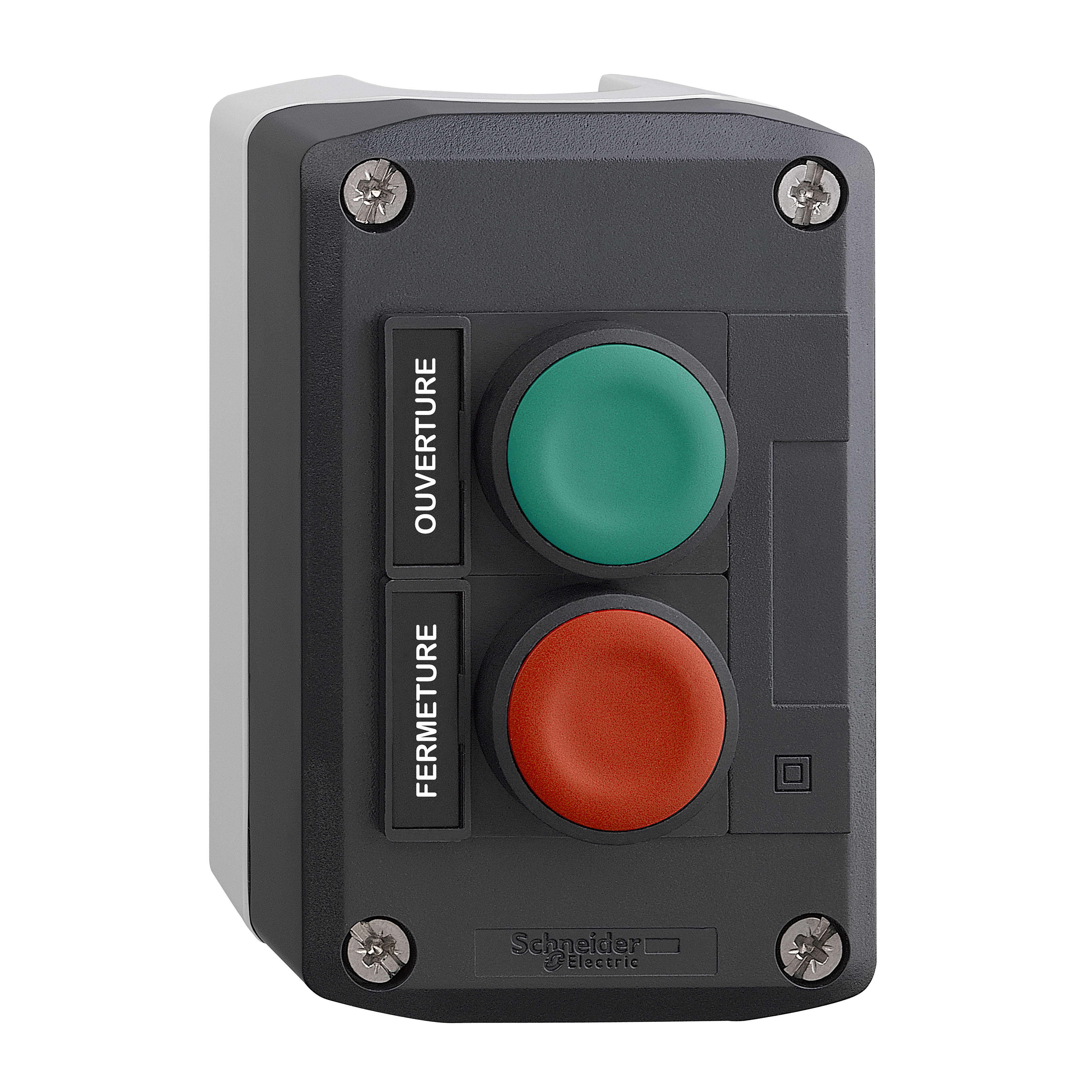 SCHNEIDER ELECTRIC - Pulsantiera XAL-D - funzione marcia o arresto - 2 NO