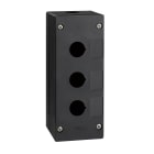 SCHNEIDER ELECTRIC - Pulsantiera vuota ambienti aggressivi - nero - 3 fori - 3 fori