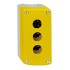 SCHNEIDER ELECTRIC - Pulsantiera vuota, Harmony XALD, XALK, plastica, gialla, 3 fori, senza marcatura, 1 fori per ingresso cavo, certificazione UL/CSA