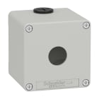 SCHNEIDER ELECTRIC - Pulsantiera in metallo grigia  M20 1 foro 22MM 80X80X77 UL CSA
