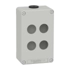 SCHNEIDER ELECTRIC - Pulsantiera in metallo grigia M20 4 fori 22MM 80X130X51,5 UL CSA