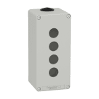 SCHNEIDER ELECTRIC - Pulsantiera in metallo grigia  M25 4 fori 22MM 80X175X77 UL CSA