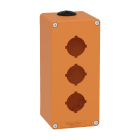 SCHNEIDER ELECTRIC - Pulsantiera vuota arancio M25 3 fori 30MM 80X175X77 UL CSA
